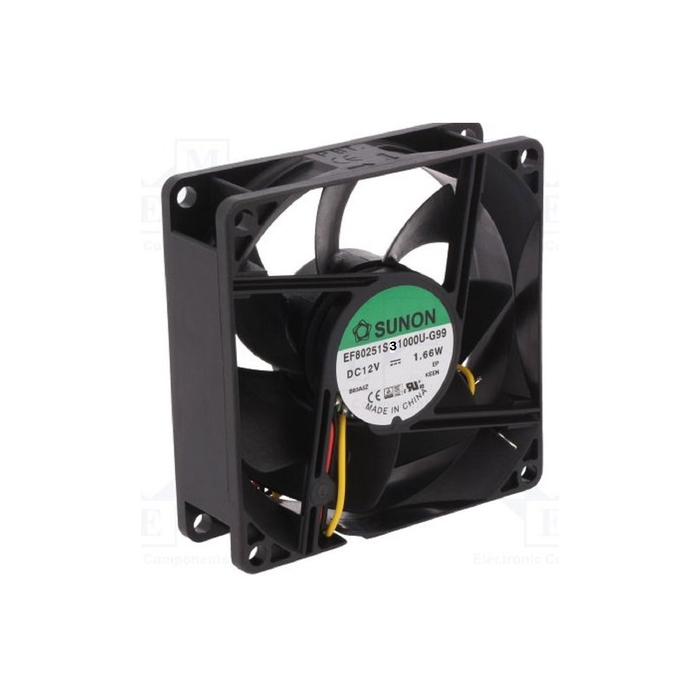 Turbina Cooler Fan 12V 3 Pulgadas 8cm Para Gabinete
