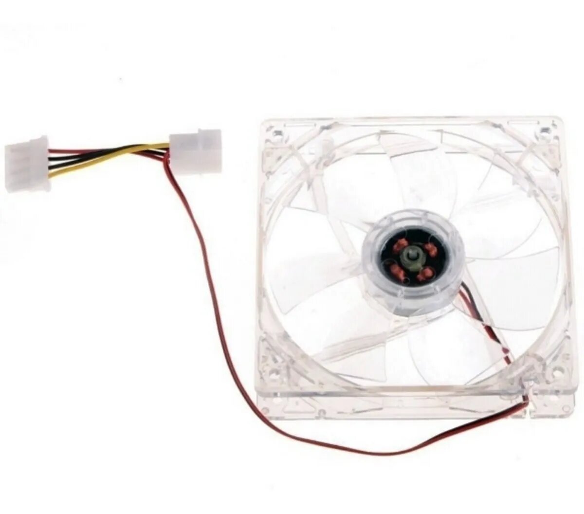 Turbina Cooler Fan 12 V 3 Pulgadas 8 cm Con Luz Para Gabinete Conector Molex