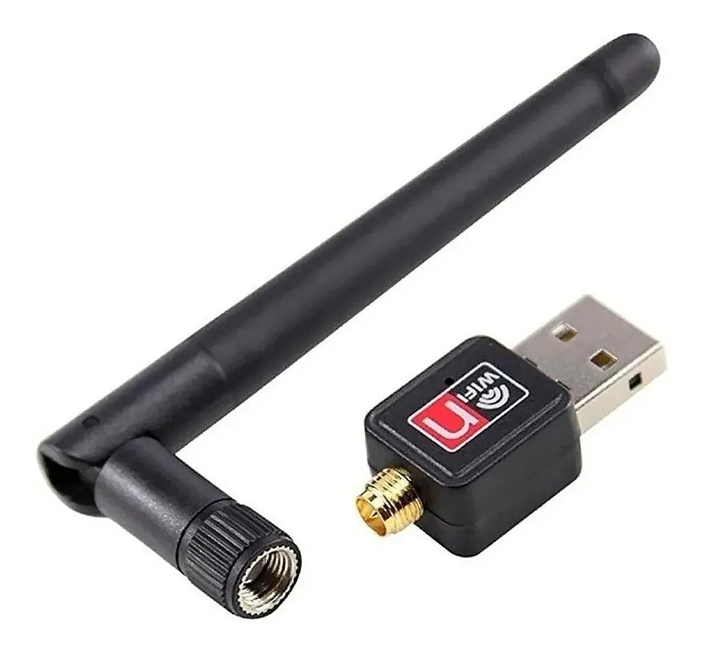 Adaptador USB 2.0 WiFi 802.11n Con Antena Wireless 300Mbps