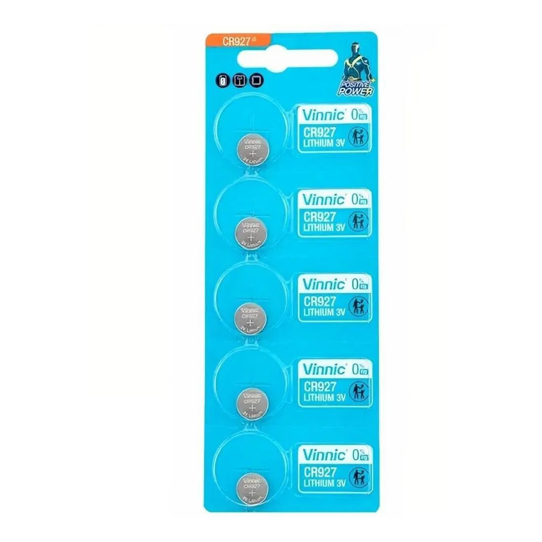 Pila Botón Vinnic CR927 Litio 3V x Unidad