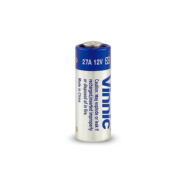 Pilas Alcalinas A27 12V Vinnic Control Remoto 27A x Unidad