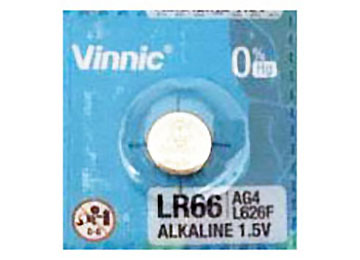 Pila Botón Vinnic LR66 L626F Alcalina 1.5V x Unidad
