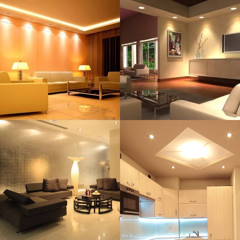 Lámpara Led Dicroica GU10 5w Akai 220v Blanco Cálido