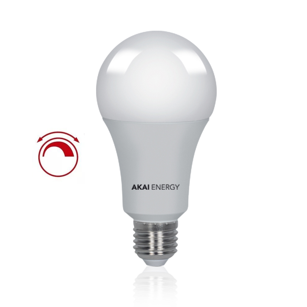 Lámpara Led Bulbo E27 10w Akai 220v Dimmerizable Blanco Frío