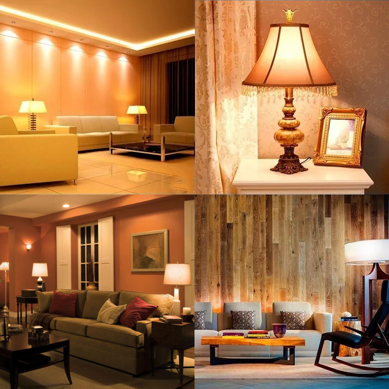 Lámpara Led Bulbo E27 6w Akai 220v Blanco Cálido