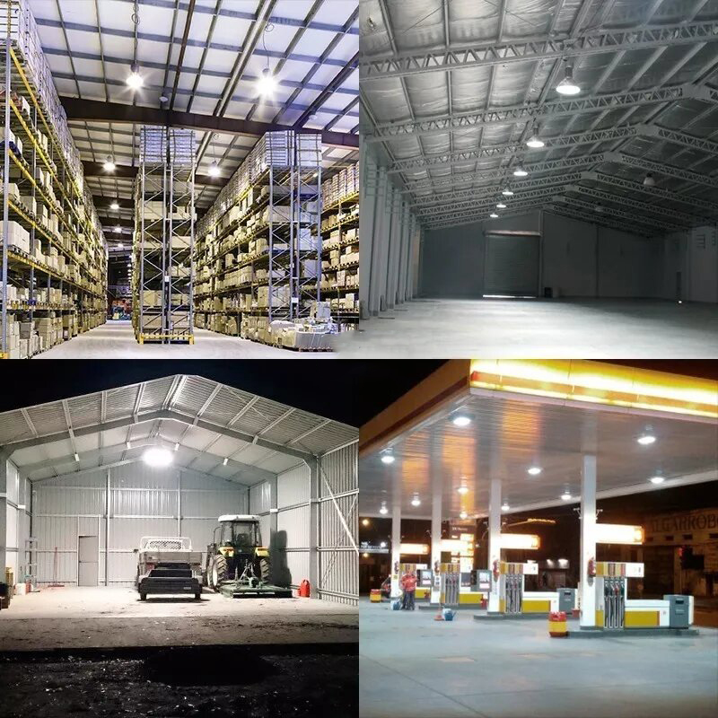 Lámpara Led Galponera Serie T E40 65w Akai 220v Blanco Fría