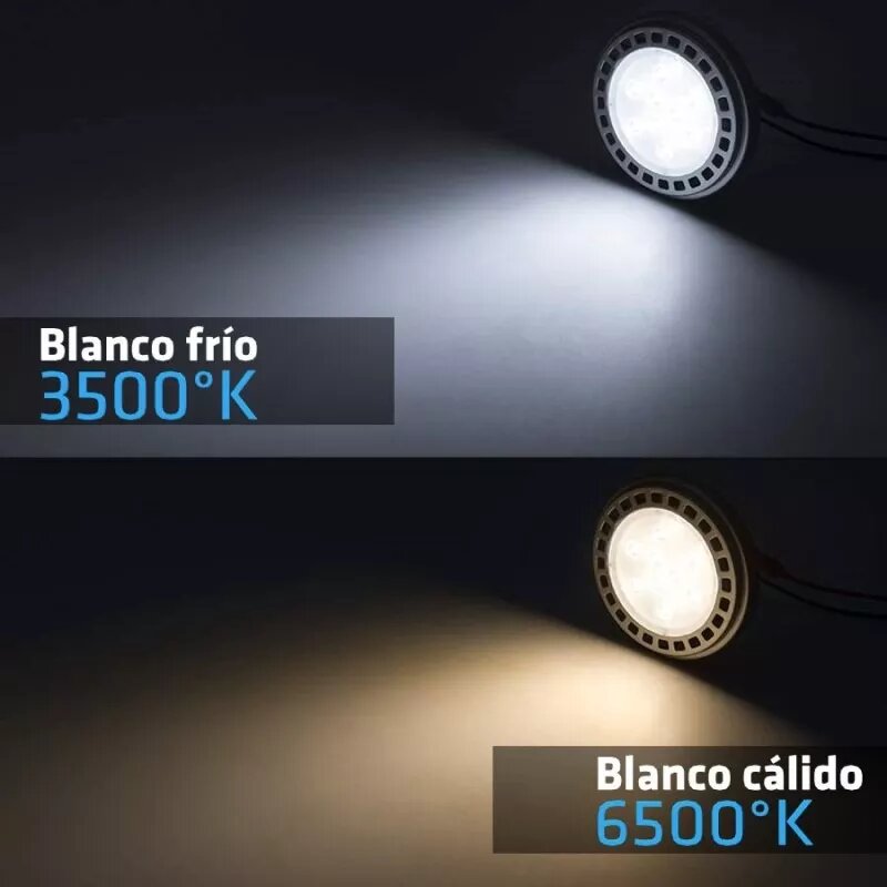 Lámpara Ar111 Gu10 Led Akai Energy 12w Dimmerizable Cálida 3000k