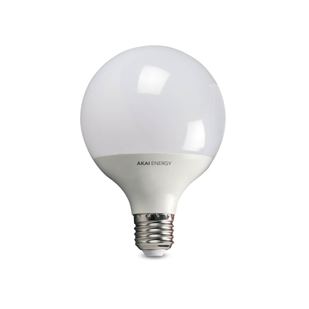 Lámpara Led Globo E27 12w Akai 220v Blanco Cálido