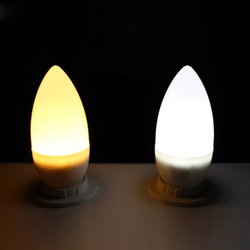 Lámpara Led Vela E27 5w Akai 220v Blanco Cálido