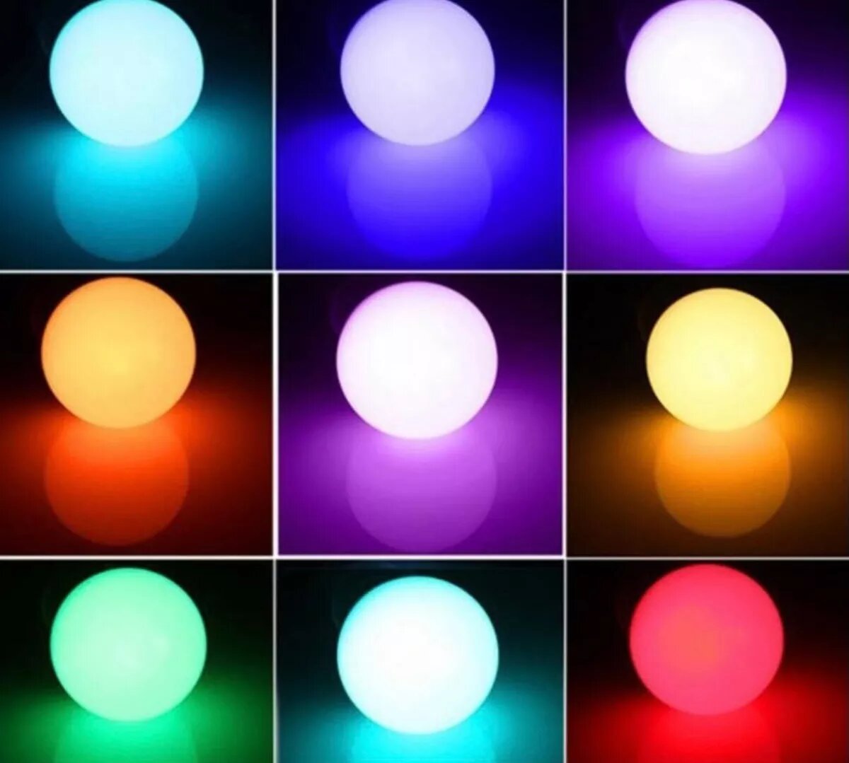 Lámpara Led 5w Con Control Remoto E27 16 Colores Luz Rgb 220v