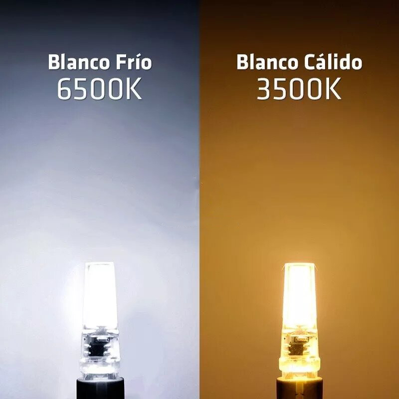 Lámpara Led Bipin G9 9w Macroled 220v Blanco Cálido