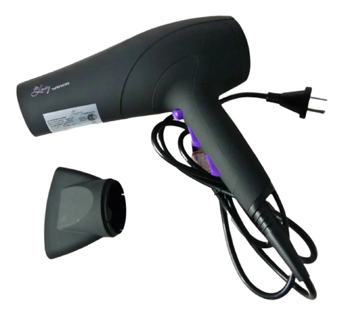 Secador de Pelo Profesional Cabello 2000W Frío Calor Winco W-94