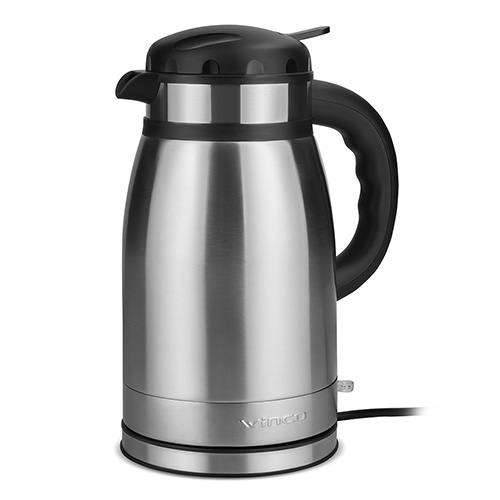 Jarra Pava Eléctrica Termo Ideal Mate Acero 1,5 L Winco W-76