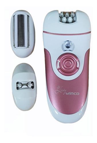 Depiladora Eléctrica Recargable Winco + Accesorios 3 En 1