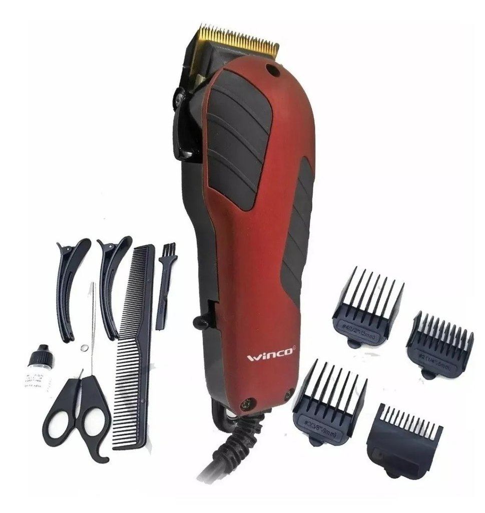 Máquina Cortadora De Pelo Profesional Cortapelos + Accesorios W-5001
