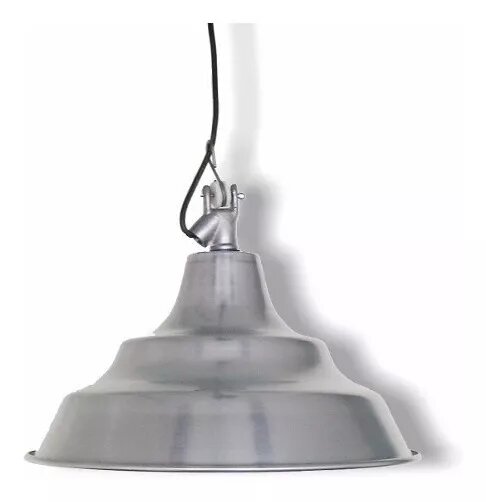 Campana Aluminio 25cm Pantallas Para Galpón Depósito Vintage