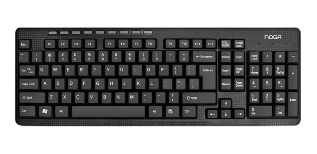 Teclado Con Cable Pc Usb Noga Nkb-410 Notebook Multimedia