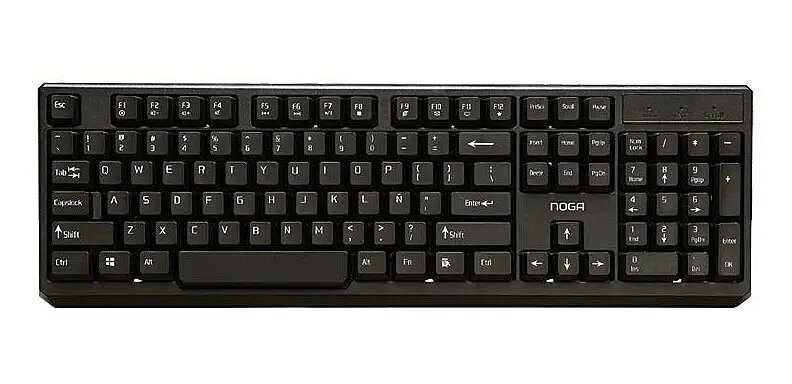 Kit Teclado y Mouse PC USB Combo Noga NKB-101 con Cable USB