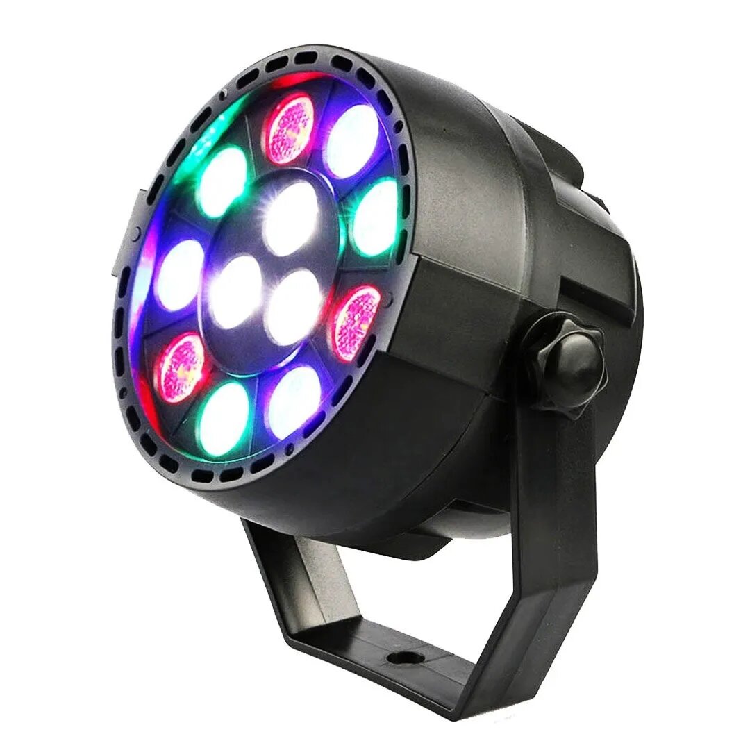 Luz Proton Par 12 Led Alta Luminosidad Audiorítmico DMX RGB