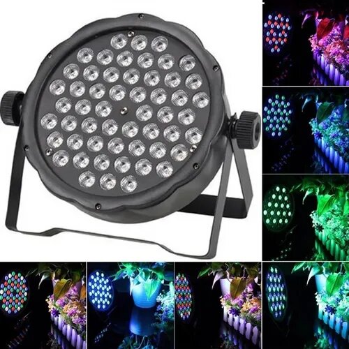 Luz Protón Par 54 Led Alta Luminosidad Audiorítmico DMX RGB