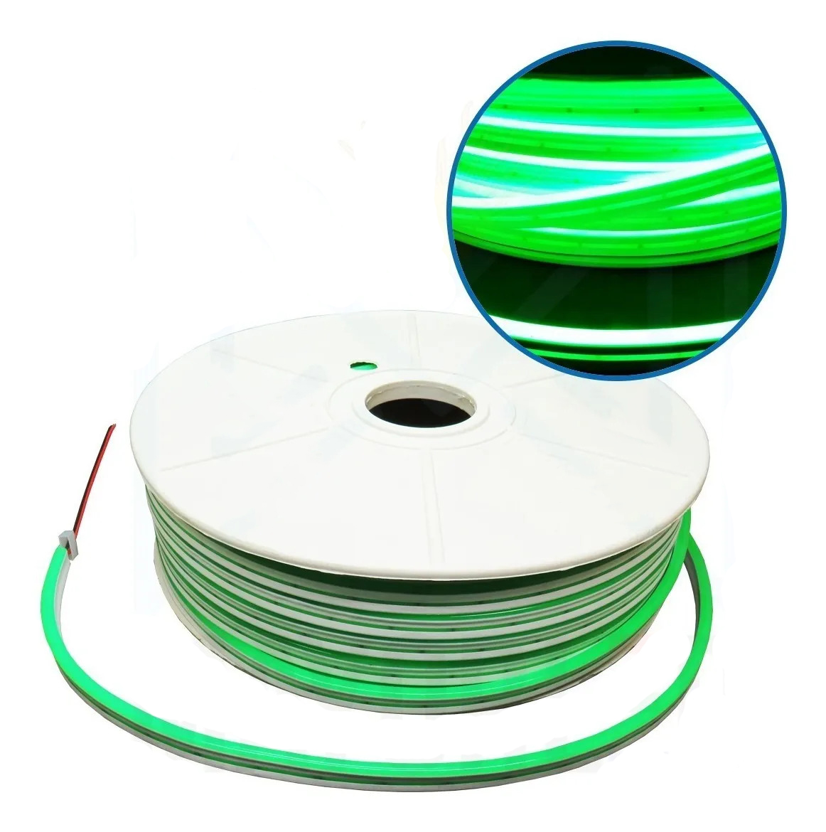 Manguera Neón Led Color Fijo Exterior Flexible 12v (Precio Por Metro)