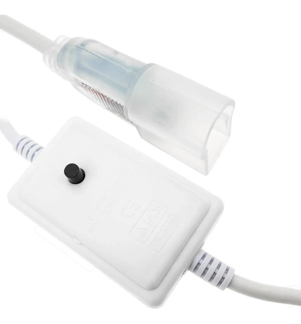 Conectores A 220V Para Manguera Neón Led RGB Sirve A 30 Mts.