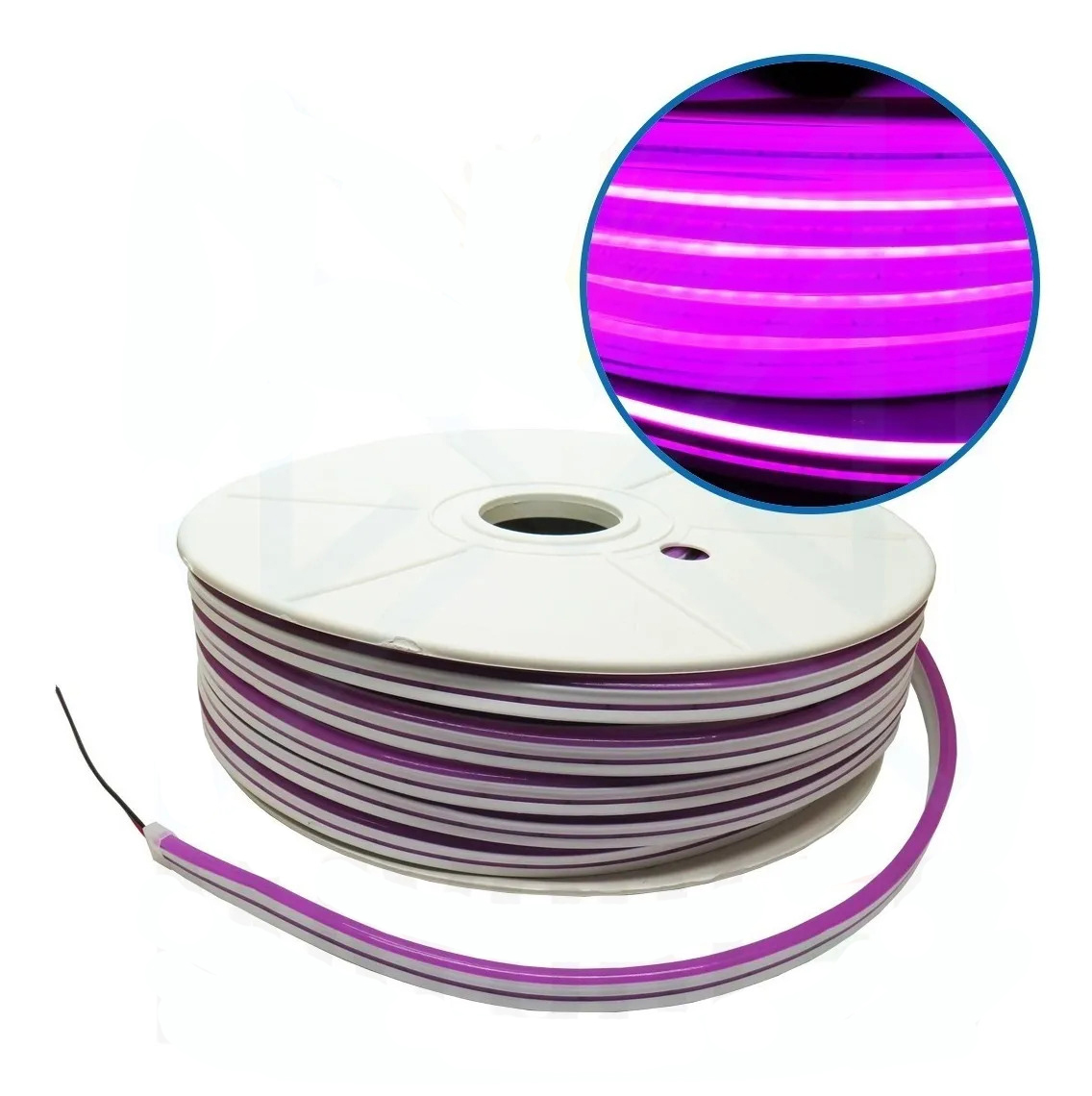 Manguera Neón Led Color Fijo Exterior Flexible 12v (Precio Por Metro)