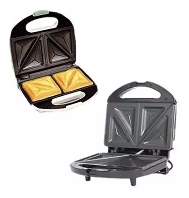 Sandwichera Eléctrica Tostadora Antiadherente Winco W-017