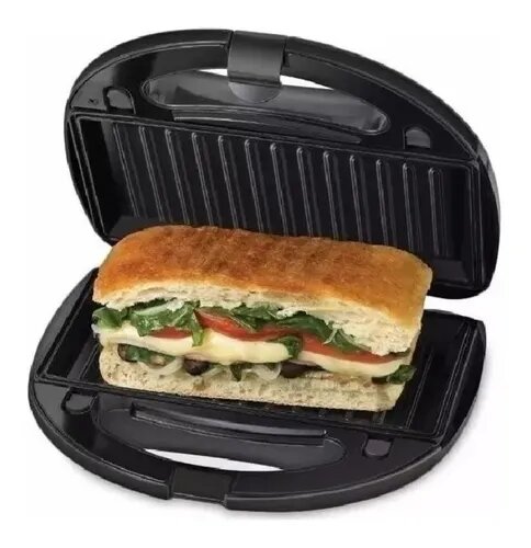 Sandwichera Tostadora Eléctrica Paninis Doble Winco W-018.