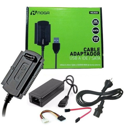Adaptador IDE-SATA USB discos PC SSD grabadora CD DVD