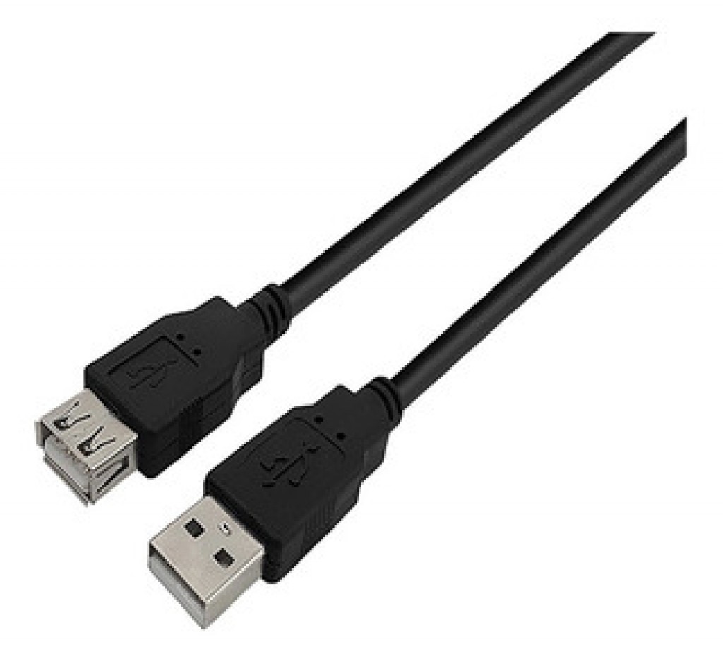 Cable Alargue Extensor Prolongador USB 2.0 Macho Hembra 2 mts