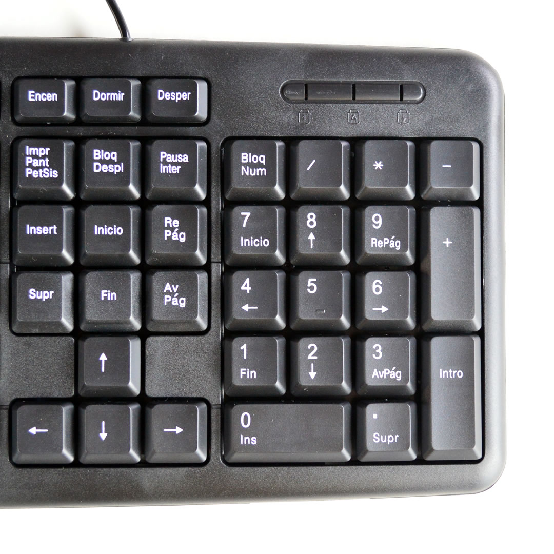 Teclado Multimedia USB Noga PC Notebook Diseño Antiderrames