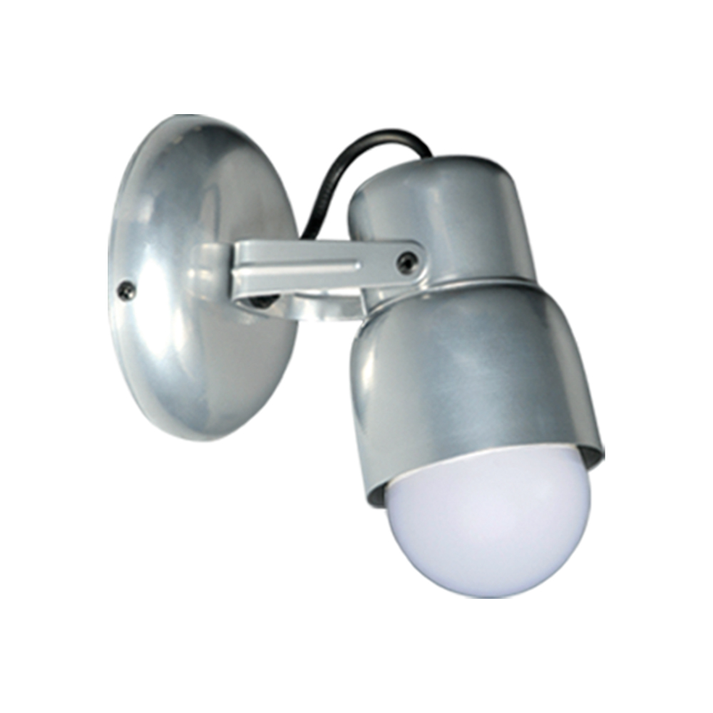 Aplique de Pared 1 Luz E27 Direccional (Blanco, Negro, Plata, Rojo)