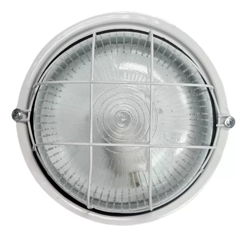 Tortuga Exterior Metálica Redonda Color Blanco