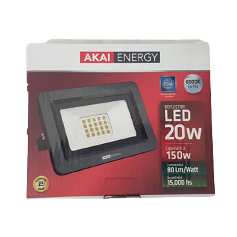 Reflector LED 20W SMD Exterior IP65 Prolite Akai Energy