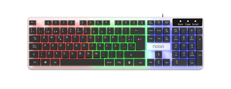 Kit Gamer Teclado y Mouse Combo Retroiluminado Noga Nkb100