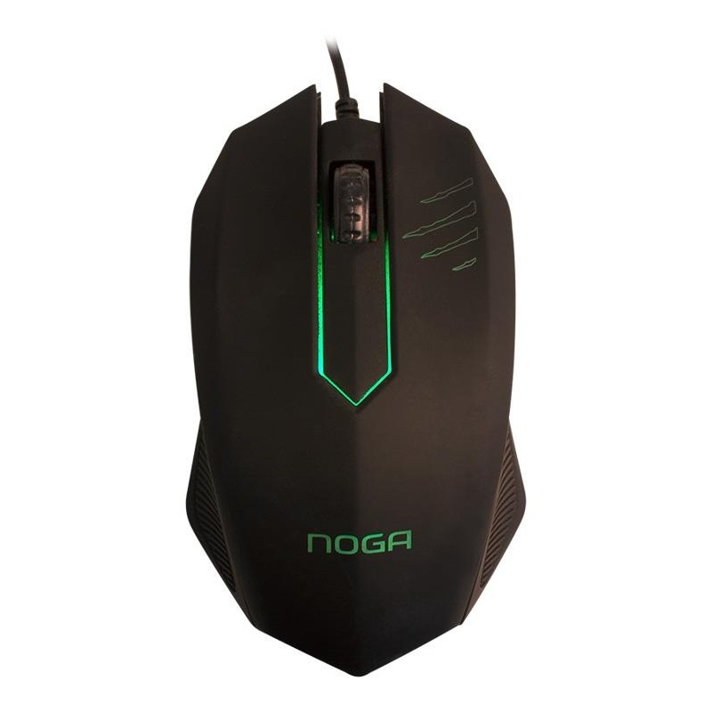 Mouse Gamer PC USB Retroiluminado Luces 3 Colores Noga ST-20