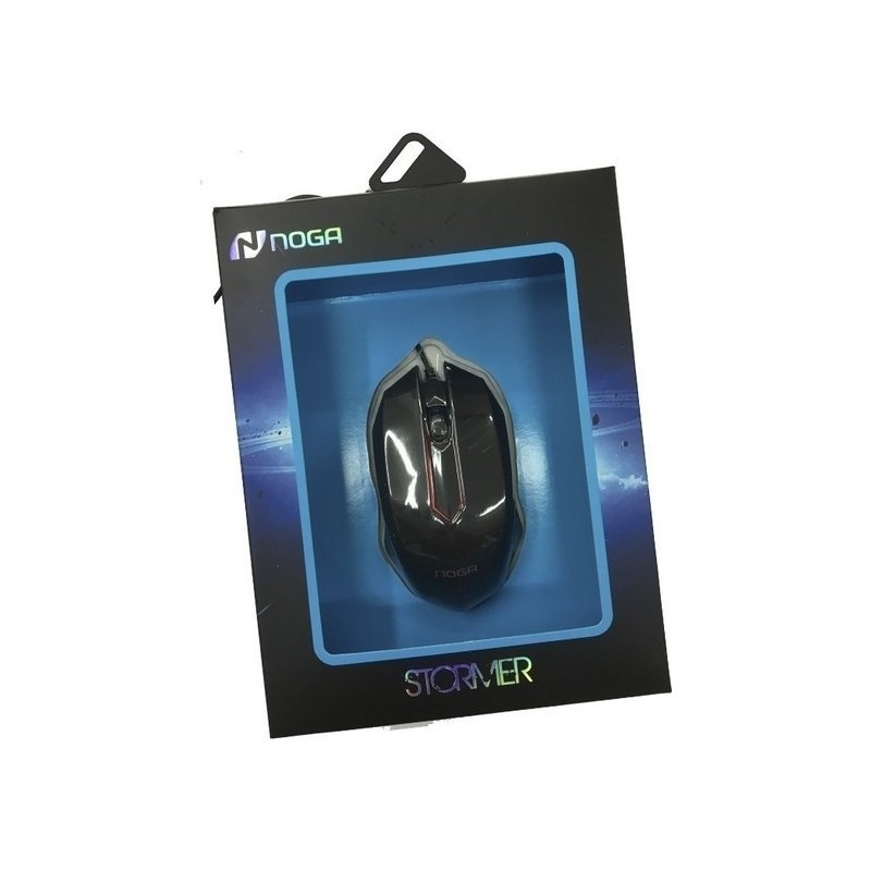 Mouse Gamer PC USB Retroiluminado Luces 3 Colores Noga ST-20