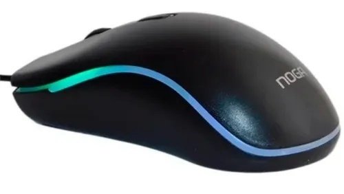 Mouse Gamer 4D 1200 DPI 4 Botones Retroiluminado LED Noga ST-202