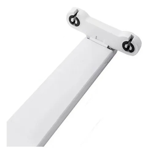 Listón Doble Porta Tubo Led T8 120cm Luminaria Fija