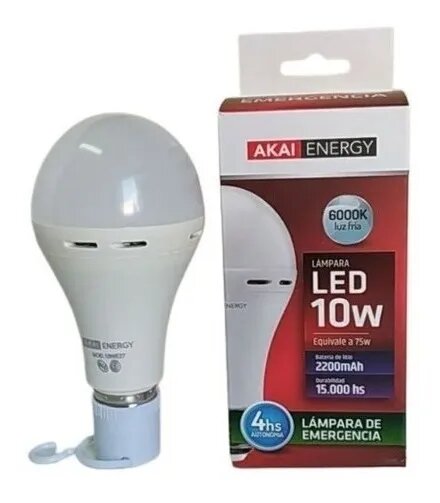 Lámpara de Emergencia Led 12W Akai Blanco Frío