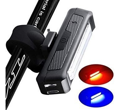 Luz linterna USB bicicleta LED súper potente impermeable.
