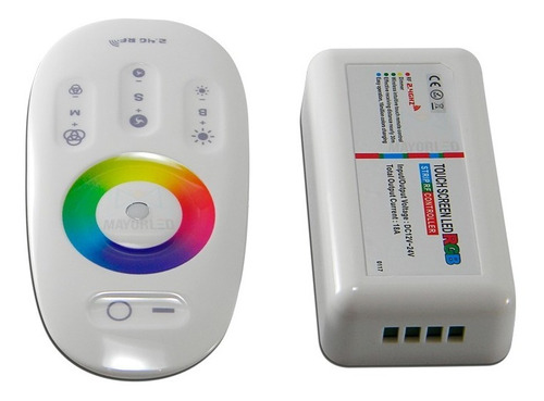Controladora Led Rgb Touch Táctil Radio Frecuencia Rf 18a