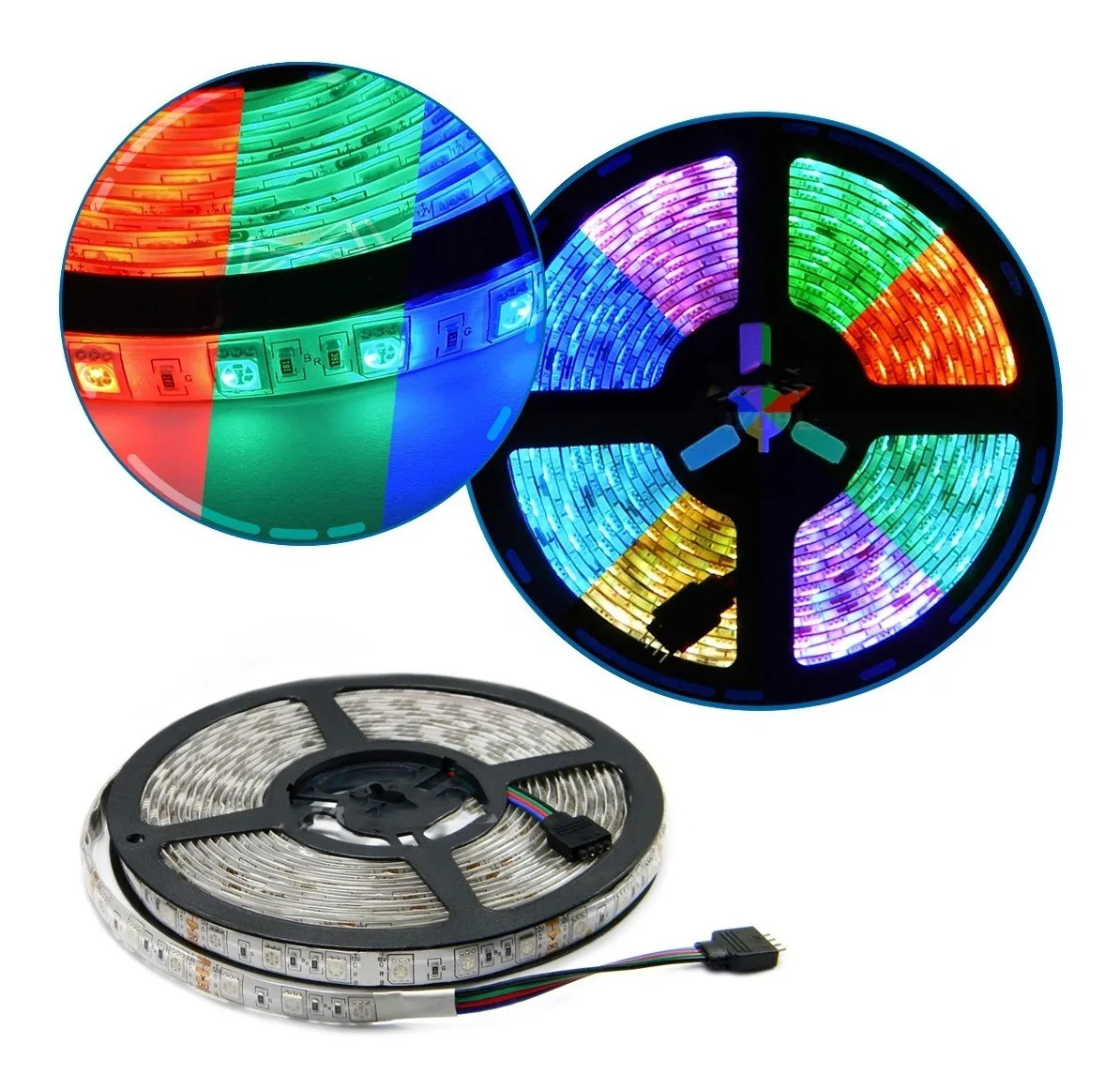 Tira LED 5050 RGB Exterior IP65 5 mts 12 V