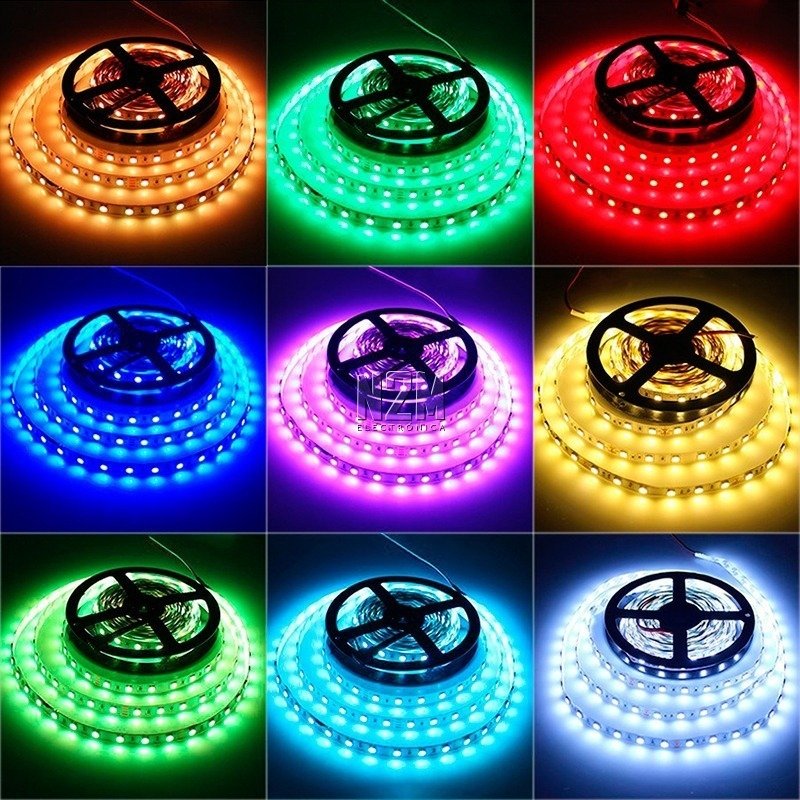 Tira LED 5050 RGB Exterior IP65 5 mts 12 V