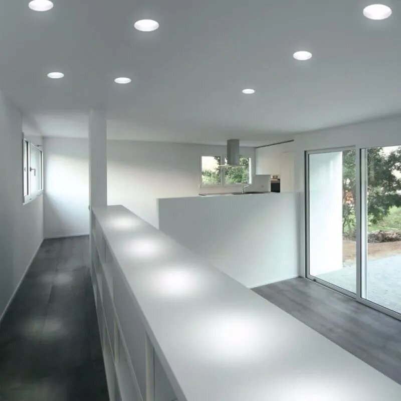 Panel Plafón Led 18W Embutir Redondo Blanco Frío Akai