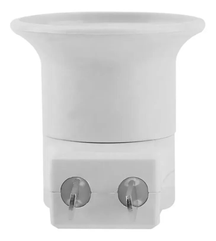 Portalámparas Adaptador E27 Tecla Enchufe Velador Luz Noche