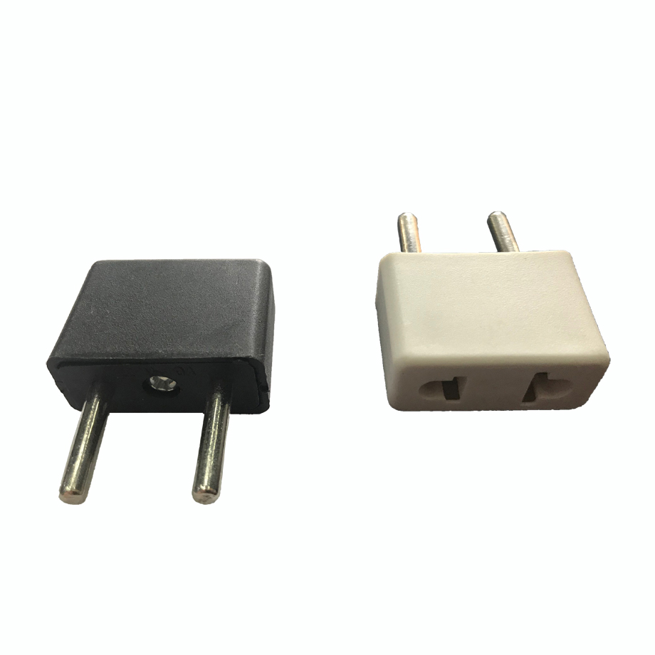 Ficha Adaptador 110 V - 220 V Plana A Redonda 10 A