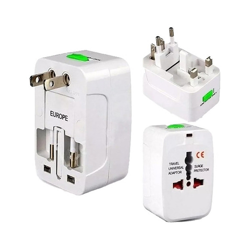 Adaptador Enchufe Universal Viajero All In One Para Más De 150 Países