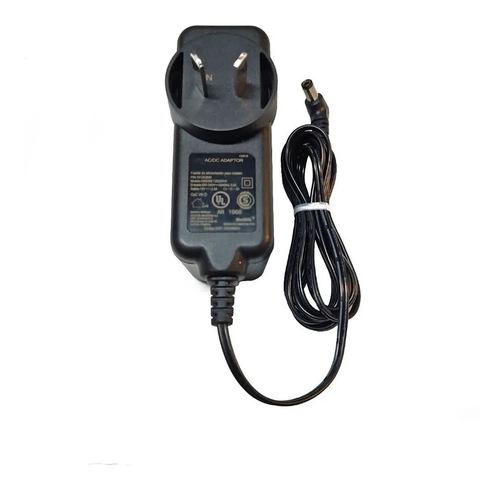 Fuente Transformador 12V 2.5A 220V LED Cámara Módem Router